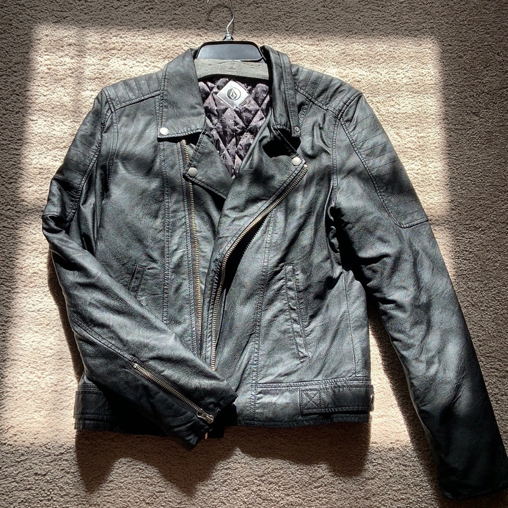 Volcom leather jacket. Never worn. No tags.